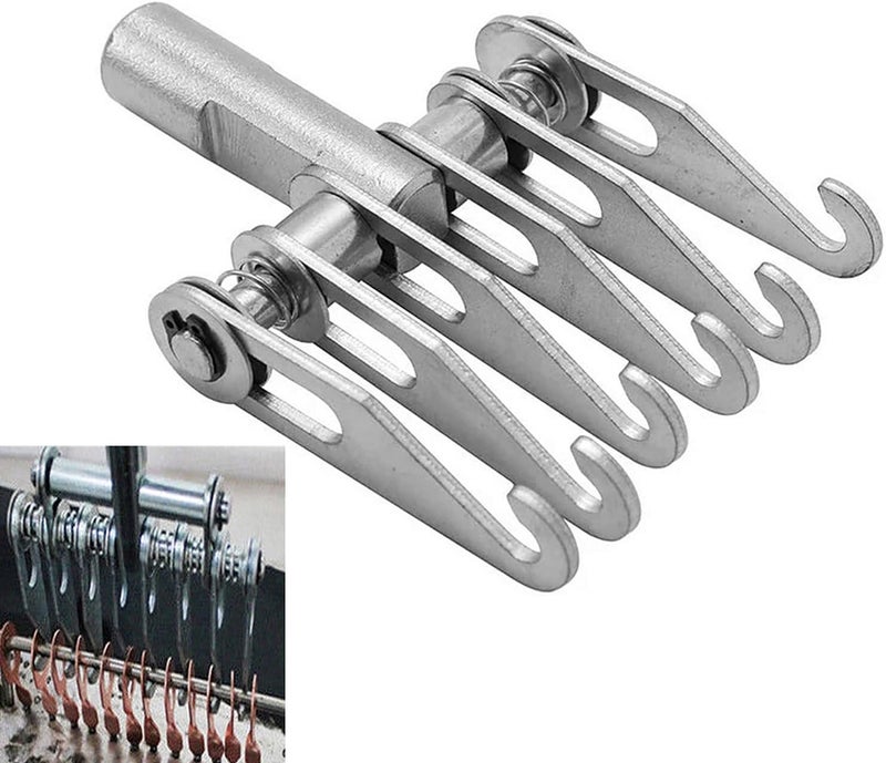 HiYi 6 Finger Metal Claw Dent Puller Tool, Heavy Duty 6-Claw Hook Auto Body Dent Repair Puller Adjustable M16 Thread Pulling Claw Paw for Slide Hammer Attachment Car Sheet Metal Repair - Image 1